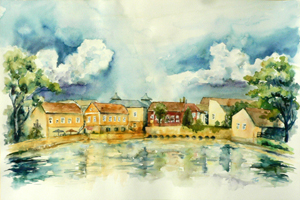 Tisza-Kalmár Ágota víz festményei